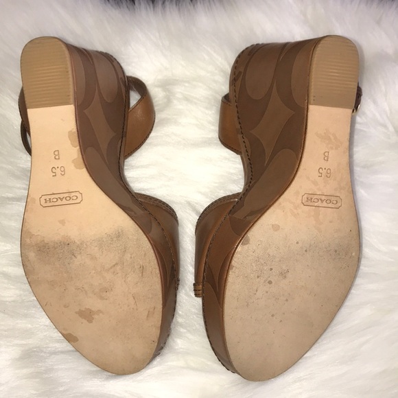 Coach Legacy wedge sandals - Picture 6 of 6